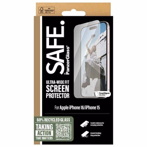 SAFE by PanzerGlass iPhone 16 6.1" Ekraanikaitse Ultra-Wide Fit SAFE95875