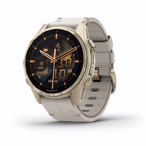 Garmin Fenix 8 3.3 cm (1.3") AMOLED 43 mm digitaalne 416 x 416 pikslit puuteekraan kuldne Wi-Fi GPS (satelliit)