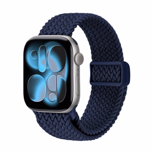 Crong Wave Band punutud Apple Watch rihm, 38/40/41/42 mm, tumesinine
