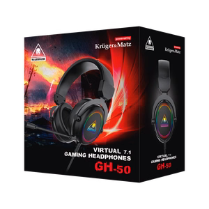 Kruger&Matz Warrior GH-50 kõrvapealsed mängukõrvaklapid