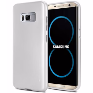 Чехол Mercury I-Jelly для Samsung Galaxy S8, серебристый