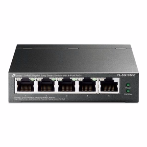 TP-Link 5-pordiline Gigabit Easy Smart PoE-võrgulüliti, PoE+ 4 pordil