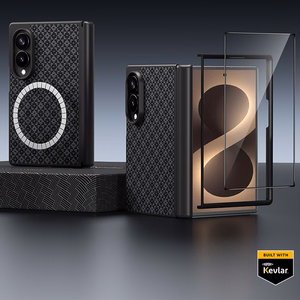 Benks Magnetic Armor Grid Pro Grand Combo ümbris Samsung Galaxy Z Fold 8 jaoks, must (C.K.FL.SA.BK.C060)