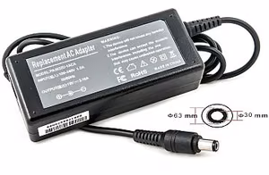 Sülearvuti toiteadapter TOSHIBA 60W: 19V, 3.16A