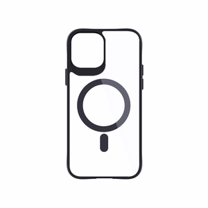 3mk Satin Armor MagCase with MagSafe jaoks iPhone 12 Pro Max - Clear with must Frame