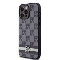 DKNY Leather Checkered Mono Pattern & Printed Stripes Ümbris jaoks iPhone 14 Pro Max - Must
