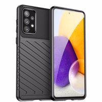 Thunder Case paindlik soomustatud kate Samsung Galaxy A73 musta värvi