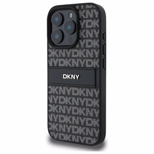 DKNY Texture Pattern Tonal Stripe iPhone 16 Pro Ümbris - Must