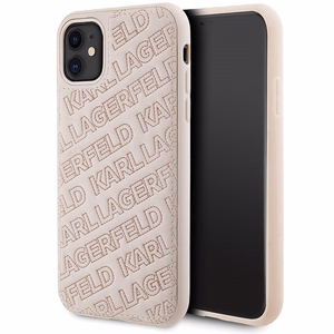 KARL LAGERFELD ümbris jaoks IPHONE 11 KLHCN61PQKPMP jaoks iPhone 11 (Quilted K Pattern) roosa