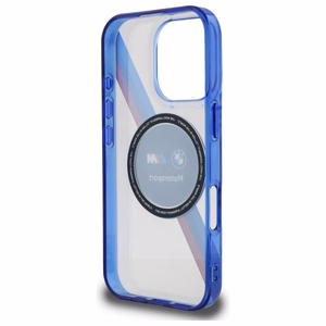 BMW BMHMP16X23HTPUT iPhone 16 Pro Max 6.9" läbipaistev hardcase Motosport IML Circle MagSafe