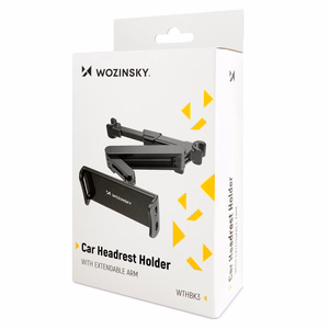Wozinsky Adjustable Headrest Hoidja jaoks Tablet or Phone must (WTHBK3)