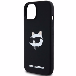 Karl Lagerfeld Silicone Choupette Head MagSafe Ümbris jaoks iPhone 15 Plus / 14 Plus - must