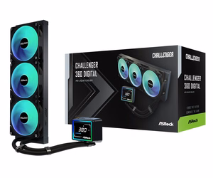 Asrock Challenger 360 Digital protsessori vedelikjahutuse komplekt 12 cm must