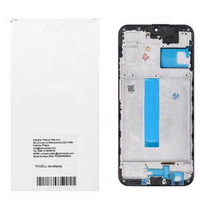 REWA OLED LCD-ekraan raamiga SAMSUNG A25 jaoks, must