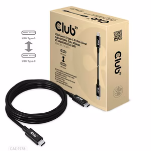 USB-C kaabel kahesuunaline 2m M/M CAC-1578 Club3D