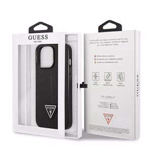 Guess GUHCP14LPSATLK iPhone 14 Pro 6.1" must/must hardcase SaffianoTriangle Logo