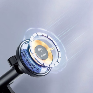 Dudao F12MAX+ autohoidik 15W juhtmevaba laadijaga, ühildub MagSafe'iga, must