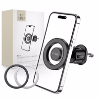 Tech-Protect N51 Car Phone Hoidja koos MagSafe jaoks Air Vent - must