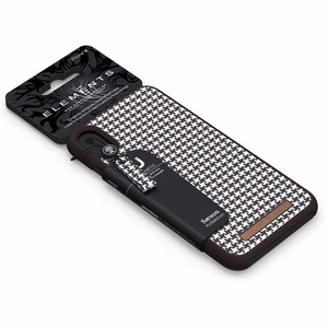 Nordic Elements Saeson Idun Pattern 2 ümbris seadmele iPhone XR, tumepruun