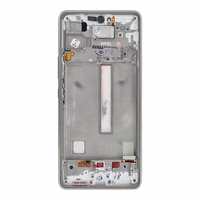 ServicePack LCD Display SAMSUNG A53 5G A536B GH82-28024B valge