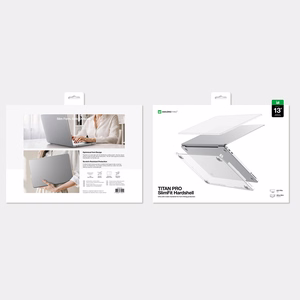 AmazingThing Titan kõva ümbris MacBook Air M5 13.6" jaoks - läbipaistev