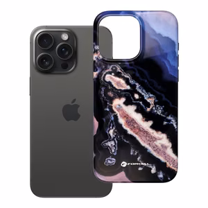 Ümbris jaoks iPhone 15 PRO MAX Forcell F-Protect Mirage compatible with Magsafe Military Drop-Test kuldne island