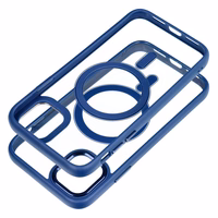 COLOR EDGE MAG COVER Ümbris compatible with MagSafe jaoks IPHONE 11 tumesinine