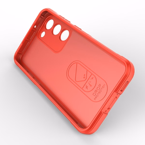 Magic Shield Ümbris jaoks Samsung Galaxy S23+ flexible armored cover punane