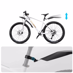 Rockbros FK-880 eesmine ja tagumine jalgratta poritiivad 24" jalgratastele - mustad