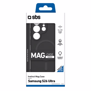 SBS Instinct Mag Ümbris for Samsung Galaxy S26 Ultra ühilduv MagSafe - must