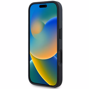 AMG Leather Debossed Lines must Logo iPhone 16 Ümbris - must