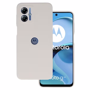 Silicone Lite Ümbris jaoks Motorola Moto G14 titanium