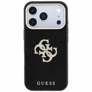 Guess Smooth & Big Strass Logo ümbris iPhone 18 Pro / 17 Pro – must