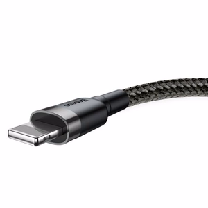 Baseus Cafule USB – Lightning kaabel 2A, 3 m, must/hall