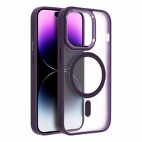 MATTE MAG COVER Ümbris compatible with MagSafe jaoks SAMSUNG S25 PLUS lilla