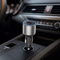 Blavec Autolaadija BS-06D-C Trip - USB + 2xType C - QC 3.0 18W PD 65W koos Type C to Type C (CCBS06DCQ-U2CB) must