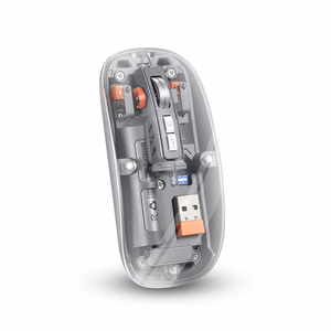 Cliptec Computer mouse Läbipaistev RZS630 juhtmevaba optical 1600DPI