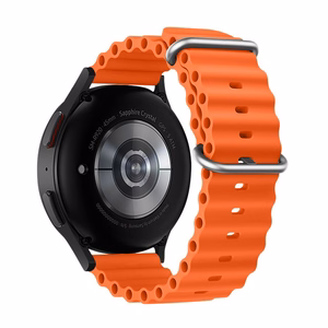 Strap to Samsung Galaxy Watch Forcell Forcell F-Design FS01 silicone holes 22 mm orange