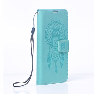 MEZZO Book ümbris jaoks XIAOMI Redmi 9C / 9C NFC dreamcatcher roheline