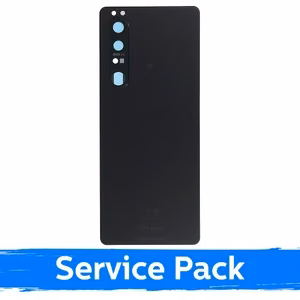 Tagakaas ühilduv Sony Xperia 1 III must (Service Pack)