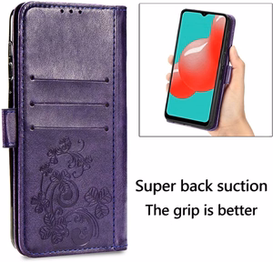 Ümbris Flower Book Samsung A165 A16 4G/A166 A16 5G violet