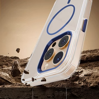 Clear Thin Mag ümbris jaoks iPhone 12 / 12 Pro 6,1'' sinine