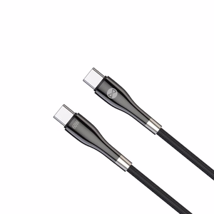 Forever Sleek kaabel USB-C - USB-C 2,0 m 60W must
