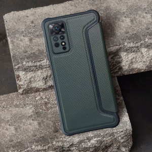 Чехол-книжка для Xiaomi Redmi Note 13 Pro 4G / Poco M6 Pro 4G Razor Book тёмно-зелёный
