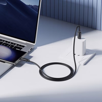 Borofone kaabel BX123 Leya - C-tüüpi C-tüüpi - PD 60W 3A 1 meeter valge