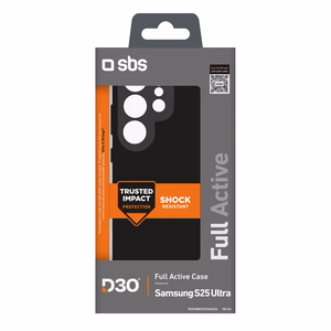 SBS D3O Ümbris jaoks Samsung Galaxy S25 Ultra - must