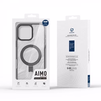 Ümbris Dux Ducis "Aimo Mag Stand" Apple iPhone 16 Pro Max must