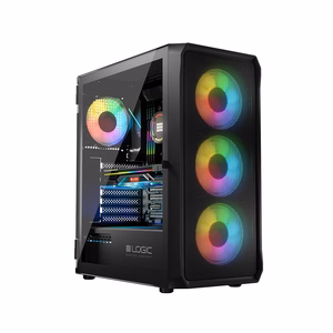 Logic PORTOS ARGB MINIDI USB 3.0 корпус черный