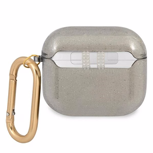 Guess GUA3UCG4GK чехол AirPods 3 чёрный/чёрный Glitter Collection