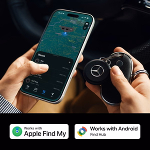 Chipolo LOOP Mercedes — перезаряжаемый Bluetooth-трекер с силиконовой петлей для iOS и Android, черный